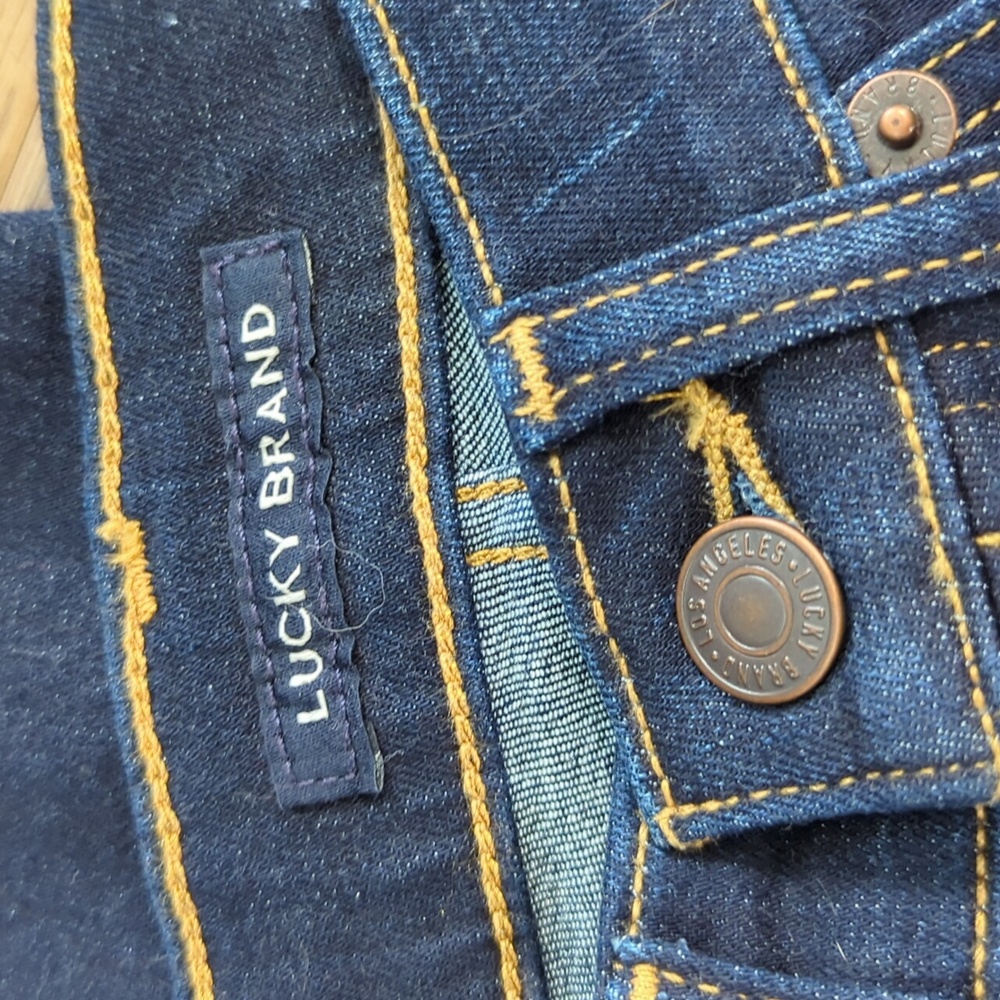 Lucky Brand High Rise Skinny Bridgette Button Fly Jeans - Picture 6 of 9